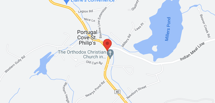 map of 1627 Portugal Cove Road